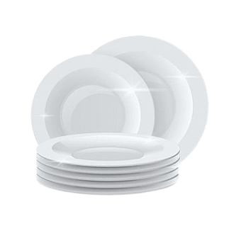 12 Pieces Ceramic plate